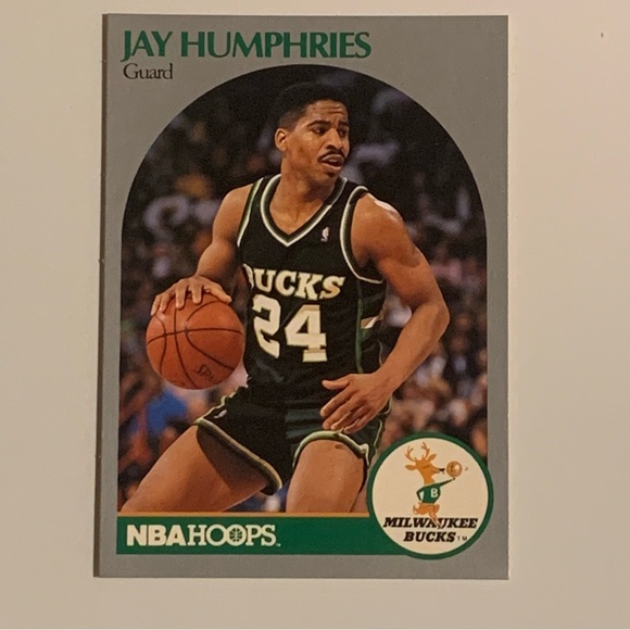 1990 NBA HOOPS Milwaukee Bucks Jay Humphries #175
